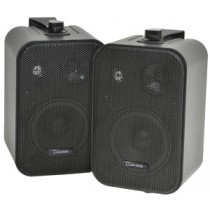 Stereo background speakers 30W black - pair