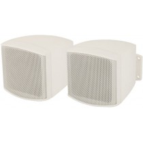 Pair C25V-W compact background speakers - white