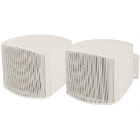 Pair C25V-W compact background speakers - white