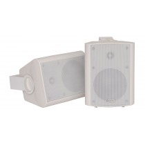 Amplified stereo speaker set - white 2x30W RMS